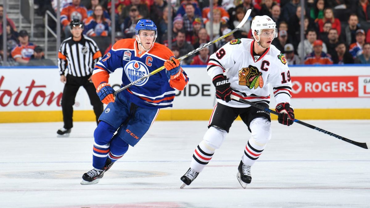 NHL Blackhawks Oilers