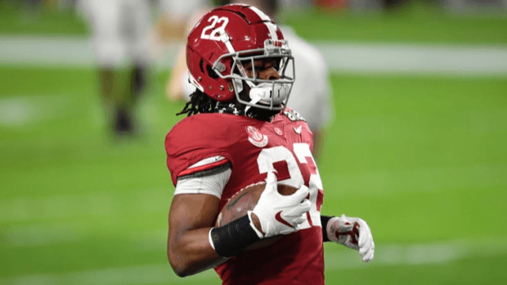 Najee Harris Favored to be First Running Back Selected at 2021 NFL Draft