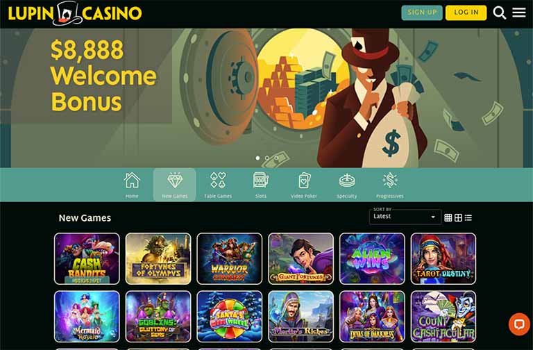 Lupin Casino Home