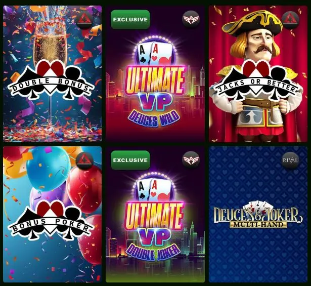 Wild Casino Video Poker